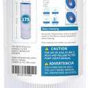 Pool Filter Compatible with Hayward CX1750RE, C1750, PLEATCO PA175, Unicel C-8417, Filbur FC-1294, Sta-Rite PXC175, Easy to Clean and Reuse, Advanced Filtration System for Long Life