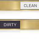 Dishwasher Magnet Clean Dirty Sign - Dishwasher Magnet Sign - Clean & Dirty Dishwasher Slider Indicator - Kitchen Signs