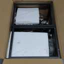 2 Pack Black Pendant Lights for Kitchen Island, 1 Light Farmhouse Lantern Pendant Light Fixtures Iron Cage Hanging Light Fixtures with Clear Glass Shade for Dining Room Entryway Hallway Porch