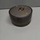 Ceramic Canister,16.9 Oz /500ml Food Storage Jar for Tea,Coffee Beans,Herb,Candy,Spices,Nuts (Stone Golden)