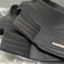 YITAMOTOR Floor Mats Fit for Toyota Tundra CrewMax Cab 2026 2025-2022, Custom Fit Tundra Car Mats, All-Weather TPE Front and Rear Row Floor Liners, Black