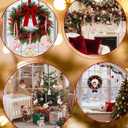 Lanpn 6 Pcs 2025 Baby's First Christmas Ornament 4" 5.5", 1st Xmas Tree Ornaments Gift Set for Baby Girl, Adorable Christmas Newborn New Bebe Keepsake, Personalised Name Holiday Hanging Decor, Pink