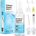 Printhead Cleaning Kits Inkjet Printers, Printer Cleaning Kit for Epson Ecotank Printers, Printer Cleaner Kit for HP, Inkjet Printers Head Cleaning Solution for Canon Pixma Print Head Liquid Nozzles