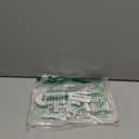 Vmaisi Baby Sliding Cabinet Locks - 4 Pack Adjustable U Shaped Child Safety Locks,Childproof Latches for Kitchen Bathroom Storage Cupboards Doors, Handles and Knobs White (4)