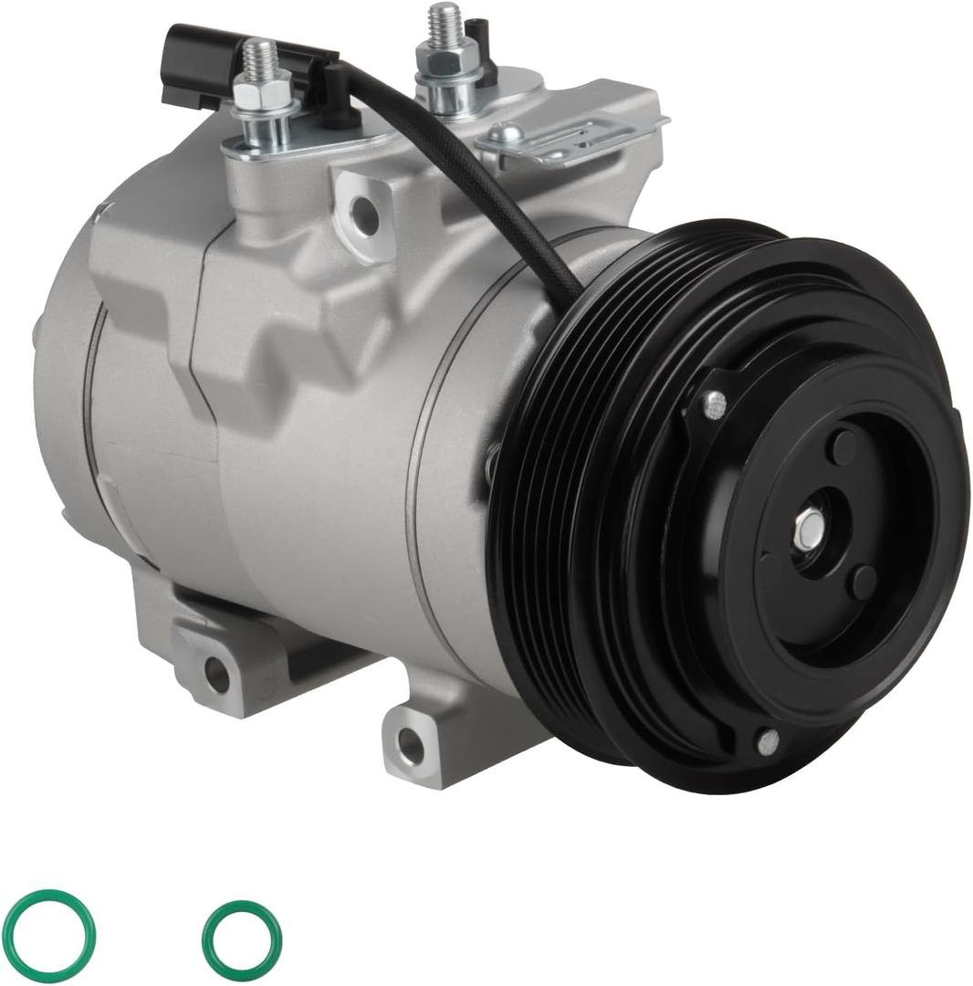 ILONPA New AC Air Conditioning Compressor with Clutch for Ford F-250 Super Duty/F-350 Super Duty 2011-2016 V8 6.2L, for F-350 2011-2016 V8 6.2L, 97324 98324