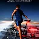 Zewdov 1000 Lumens Super Bright Bike Lights for Night Riding, Adjustable Modes Bicycle Lights Front and Rear, Rechargeable & IP65 Waterproof Bike Headlight and Taillight Set for Cycling Electronics
