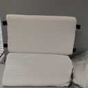 Orthopedic Bed Wedge Pillow Set for Sleeping 4 PCS - Adjustable Triangle Pillow for Neck Leg Support with Washable Cover - 35D Foam Wedge Pillow Post Surgery for GERD & Snoring (White Grey)