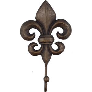 SPI Home Cast Iron Fleur De Lis Wall Hook