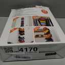 Perfect Curve Cap Rack System 36 Baseball Cap Organizer (12 clips hold up to 36 caps,Black)