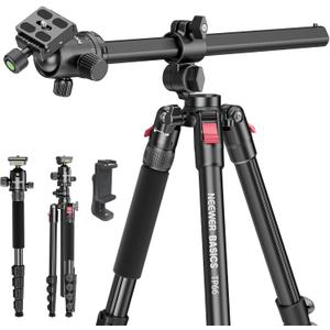 NEEWER Basics TP66 64.5" Aluminum Horizontal Overhead Tripod with Ball Head