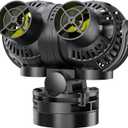 Aysoner Wave Maker Pump for Aquarium: 55/75/125Gallon Magnetic Fish Tank Powerhead for Saltwater Freshwater 1600GPH 8W Adjustable Pump for Fish