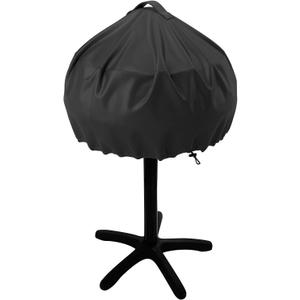 NUPICK Grill Cover for George Foreman 15-Serving GGR50B, GFO3320, GFO240 Electric Grill, Easy Take Off Handle Design, All Weather Resistant Small Round Grill Cover