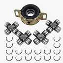 04371-30020 DriveShaft 4X U-Joints & Center Support Bearing Compatible with 1995-2004 Toyota Tacoma 4WD Replaces 04371-30041, 04371-35020, 04371-35030, 04371-35051, 04371-60060, 04371-60070