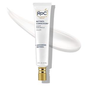 RoC Retinol Correxion Wrinkle Filler for Deep Wrinkles with Hyaluronic Acid & Retinol, Skin Care for Women and Men, 1 Fl Oz