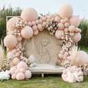 Double Stuffed Nude Balloon Garalnd Blush Beige Balloons Cream Brown Balloon Arch Kit Different Sizes Ivory Latex Balloons For Neutral Baby Shower Gender Reveal Birthday Boho Party Decorations