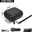 Hard Case Compatiable with SK SYUKUYU RF Remote Control Page Turner for Kindle, Portable Organizer Bag for Kindle Clicker, Storage Holder Pack for Kindle Paperwhite Remote Accessories (Box Only)