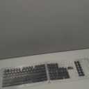 dagaladoo Double Shot PBT keycaps for Mechanical Keyboard,Shine Through keycap Cherry Profile,Gradient Grey,Side Printed Keyboard caps for Mechanical Gaming Keyboards(121key,only keycaps)