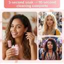 240pcs Ear Hole Cleaner, Disposable Earring Hole Cleaner, Ear Piercing Cleaner Floss & 50pcs Cotton Swabs Kit, Ear Piercing Cleaning Kit, New Piercings Aftercare, Post Exercise Hygiene Maintenance