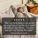Miracle Made Breathable Cotton Bed Sheets, 4-Piece Set Silver-Treated, Soft and Cool-to-the-Touch Lightweight Bedding Designed for Hot Sleepers King Size, Sand