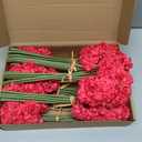 72 Pcs Hot Pink Hydrangea Artificial Flowers, Round Floral Bouquet for Home Decor, Wedding, Party, and Seasonal Decoration, Realistic Fake Flowers for Centerpieces, Aisle, Table Arrangements
