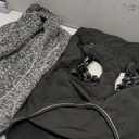 Lelepet Dog Coat 3 in 1 Waterproof Dog Winter Jacket with Harness Built in Windproof Snow Jakcet with Detachable Fleece Sweater Lining Reflective Thermal Cold Weather Coats for Small Medium Large Dogs (Black)