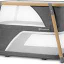 Kinderkraft Sofi Portable Travel Crib for Baby, Convertible Sleeping Cot 4 in 1 with Easy to Pack Playpen, Comfortable Bassinet Mattress and an Additional Cradle Function