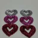 Holiday Home 18.5" Triple Heart Valentine's Decoration, 18.5 in - QFC