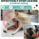Dog Rear Leg Sleeve to Stop Licking: Soft Recovery Wrap for Hind/Back Leg Wounds, TPLO ACL Surgery, Surgical Sleeve for Small Medium Large Dogs, Cone Alternative (Right-2XL, Light Gray)