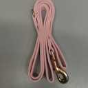 Soft Cotton Dog Leash, 5 Ft Heavy Duty Corduroy Dog Leashes with Gold Metal Hook for Small Medium Large Dogs,Medium,Light Pink (Medium (Pack of 1))