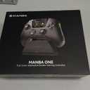 ManbaOne Interactive Screen Wireless Gaming Controller for PC/Switch/Switch 2/iOS/Android,Hall Effect Stick & Trigger,RGB Lighting,Remappable Buttons,1800mAh with Charging Dock (Black)