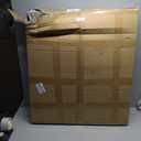 27.6 Square Dining Table - Small Kitchen Table with Solid Wood Legs, Mid Century Modern Desks for Small Spaces, Wooden Dining Room Tables for Kitchen, Living Room & Dining Room, Walnut Color