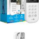 myQ Smart Garage Door Video Keypad + Wired Power Adapter Kit, with Wide-Angle Camera, Customizable PIN Codes, and Smartphone Control, Works with Chamberlain, LiftMaster and Craftsman openers