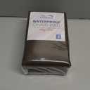 Waterproof Chair Pads for Incontinence Washable, 22" x 21" Under Pads for Adults Washable, 2 Pack Incontinence Chair Pads, Wheelchair Reusable Seat Pads Cover for Men, Women, Adults, Brown