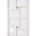 4x6 Collage Picture Frames, 8-Pack Photo Collage Frame for Wall Decor, Glass Front, Assembly Required, Natural Beige