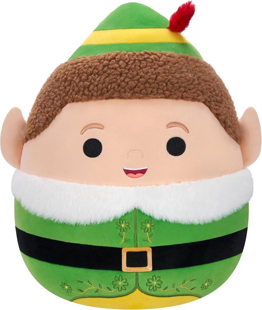 Squishmallows Original 12in Buddy The Elf  Official Jazwares Plush (Medium-Sized)