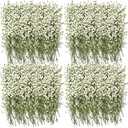 Lasnten 200 Pcs Mini Dried Babys Breath Pressed White Flowers Bulk Real Natural Flat Gypsophila Baby's Breath for Wedding Invitations Card Making Bookmark Candle Resin Art Craft DIY Home Party Decor