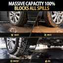 7'9"x18' Garage Floor Mat for Under Car, Heavy Duty PVC Spill Pad