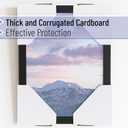 Mr. Pen- Adjustable Cardboard Corner Protectors, Fits 1", 1.5" and 2.1", 100 Pack, Bulk, Corner Protectors for Shipping, Cardboard Packing Corners