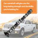 5184377AG Left Side Exhaust Camshaft Compatible with Jeep for Dodge for Chrysler & for Ram 3.6L V6 Models 05184377AH 5184377AE 5184377AF 5184377AD