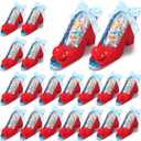 Gueevin 24 Pcs Wizard Theme Party Favor Candy Treat Boxes Ruby Funny Witch oz Slippers Gifts Box Goodie Paper Boxes Red High Heels Decor Supplies Gift Bulk for Party Supplies Birthday Decorations