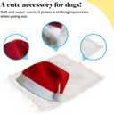 Dog Costume Lion Mane Funny Reindeer Moose Dog Costume for Halloween & Christmas Photoshoot Entertainment (White) Size S