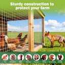 16" x 50' Hardware Cloth - 19 Gauge Heavy-Duty 1/2 Inch Welded Chicken Wire, Hot-Dipped Galvanized Mesh for Chicken Coop & Garden Fencing