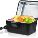 VaygWay 12V Portable Heating Lunch Box Electric Insulated Lunch Box Food Warmer Universal Perfect for Traveling, Picnics, Camping and On-site Lunch Break