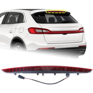3rd Brake Lamp Compatible for 2016 2017 2018 Lincoln MKX LED Stop Light High Mount Third Brake Light With Bulbs and Harness FA1Z-13A613-AB FA1Z13A613AB