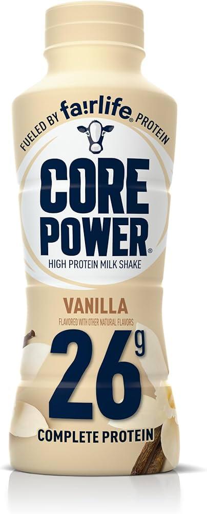 Core Power High Protein (26g) Shake, Vanilla, 14 fl oz Pack Of 24, BB Date: 26/12/23