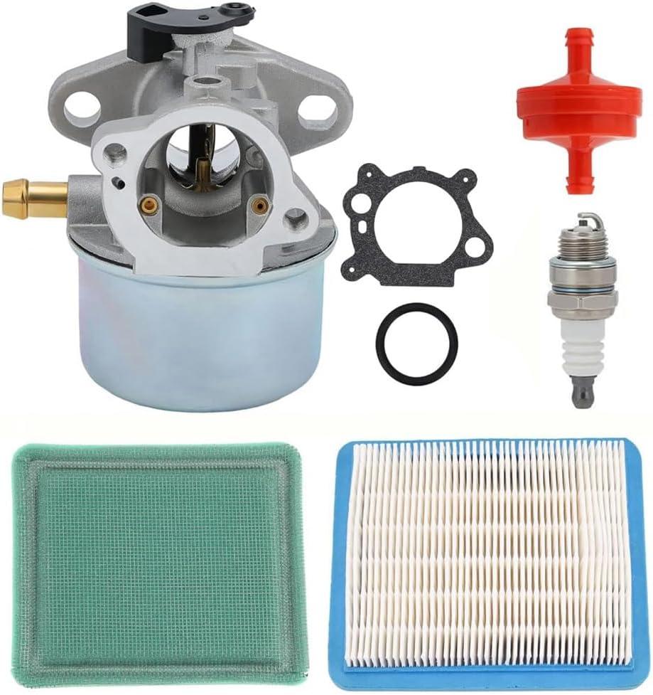 799868 6.5 HP Carburetor for Brrigs & Straton 498170 497586 799872 694202 497314 498254 498966 498255 790821 14111 Engines with 491588s Air Filter Cleaner