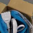 Electric Heating Pad for Pain Relief - 35"x20" King Size, Moist & Dry Heat, Soft Velvet, Machine Washable, Adjustable Temperature, Auto Shut-Off, Ideal for Back, Neck, Shoulder & Menstrual Cramps (Blue)