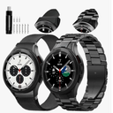 GOLDTOLUCK No Gap Stainless Steel Band Compatible with Samsung Galaxy Watch 8 7 6 5 4 Classic FE Pro Ultra 40mm 44mm 46mm 43mm 47mm 45mm 42mm Replacement Men Women Milanese Metal Elegant Casual pack of 2