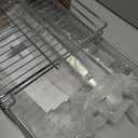 DINDON 2 Tier Pull Out Cabinet Organizer (14" W X 18" D), Double Tier Wire Basket Slide Out Shelf Storage for Kitchen Base Cabinet Organization for Kitchen, Pantry, Bathroom, Chrome