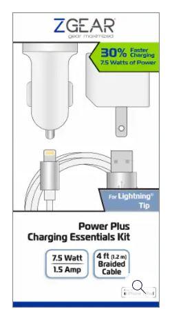 ZGear Power Plus Charging Essentials Kit